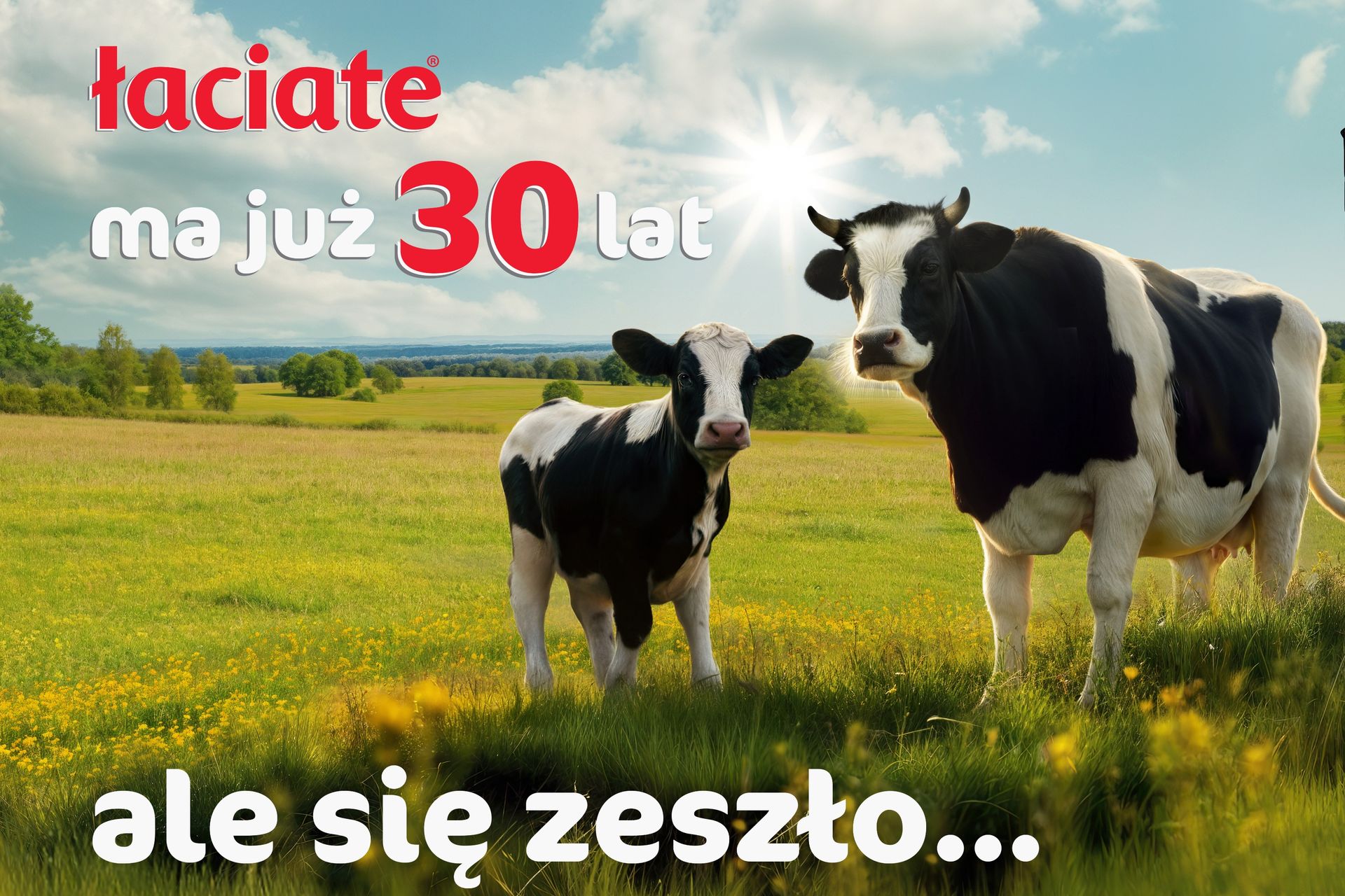 Mleko Łaciate ma 30 lat. Jubileuszowa kampania z użyciem AI