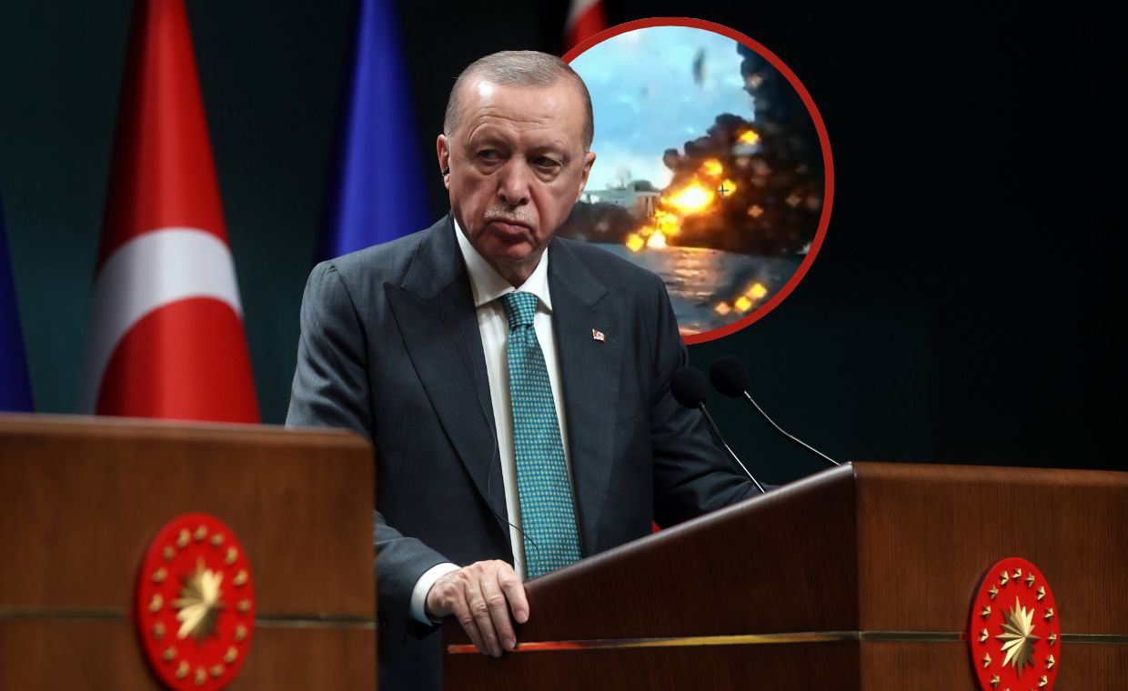 Atak na rosyjski tankowiec. Prezydent Turcji ostrzega przed eskalacją