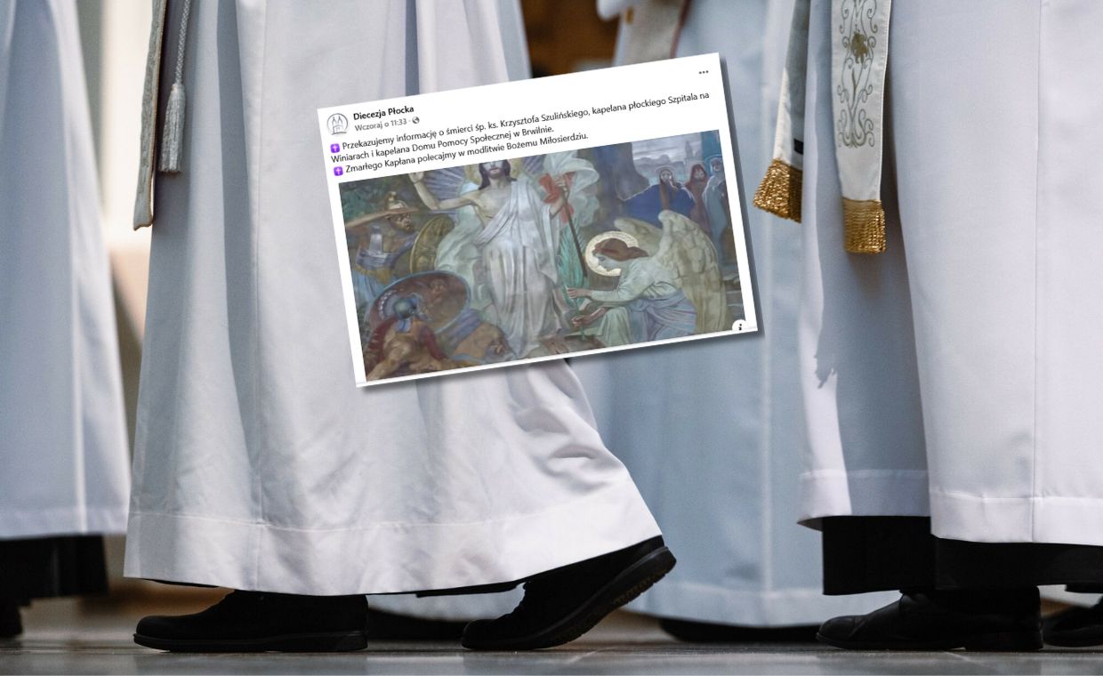 Śmierć księdza. Diecezja Płocka potwierdza