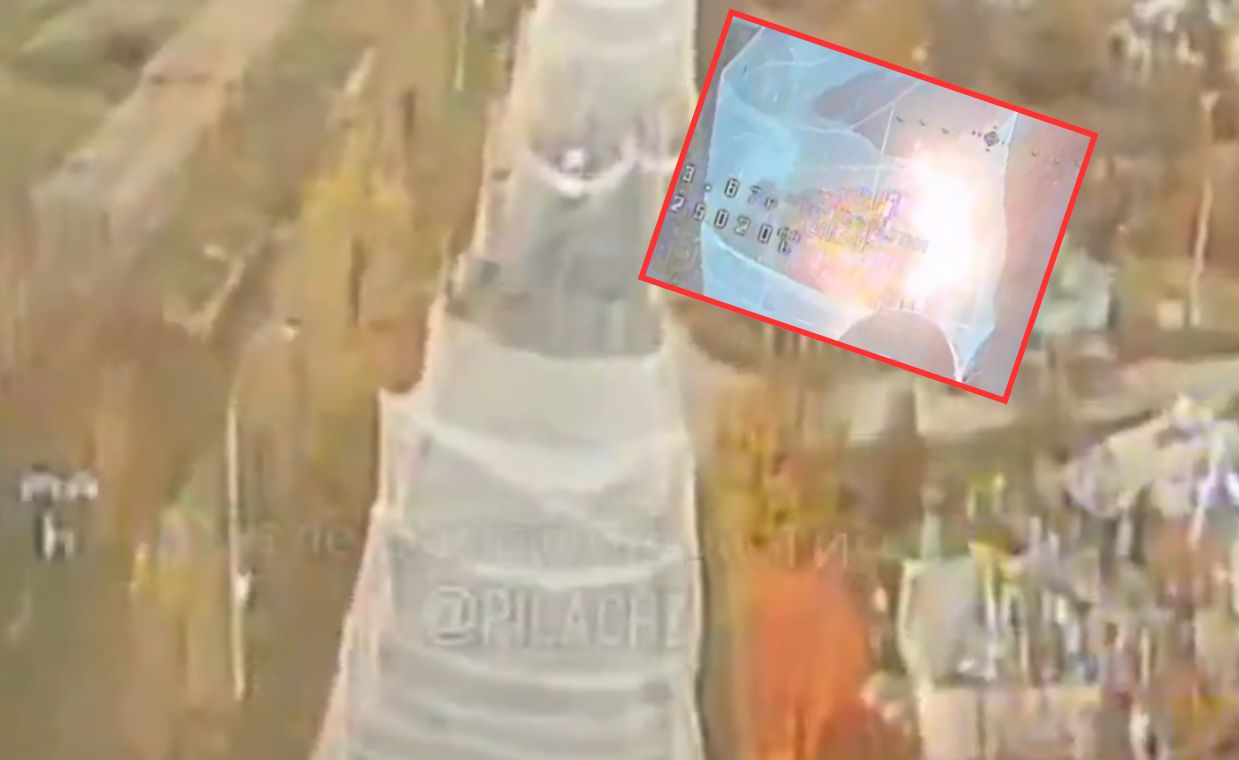 Rosja zastosowała "smocze drony". Ukraińskie drogi w ogniu