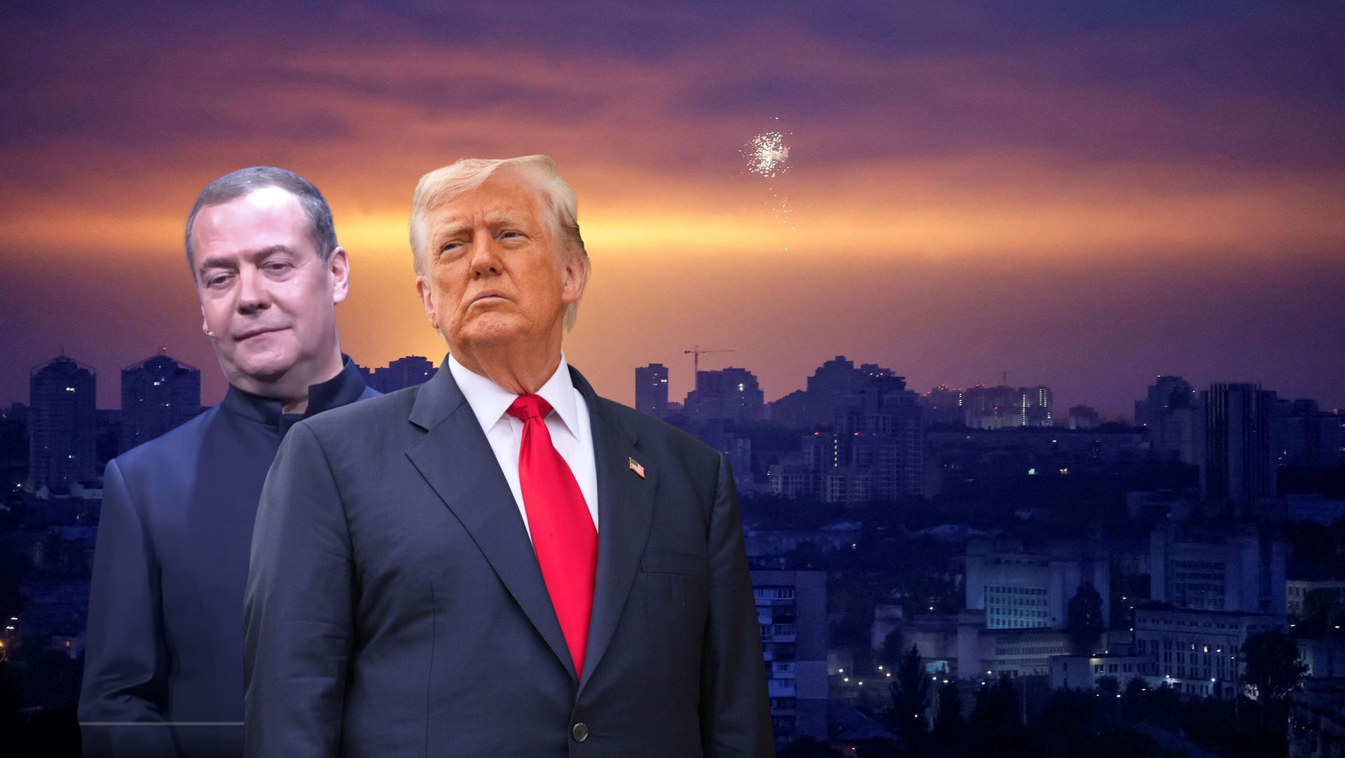 Miedwiediew drwi z ostrzeżenia Trumpa. "Niech sobie przypomni"