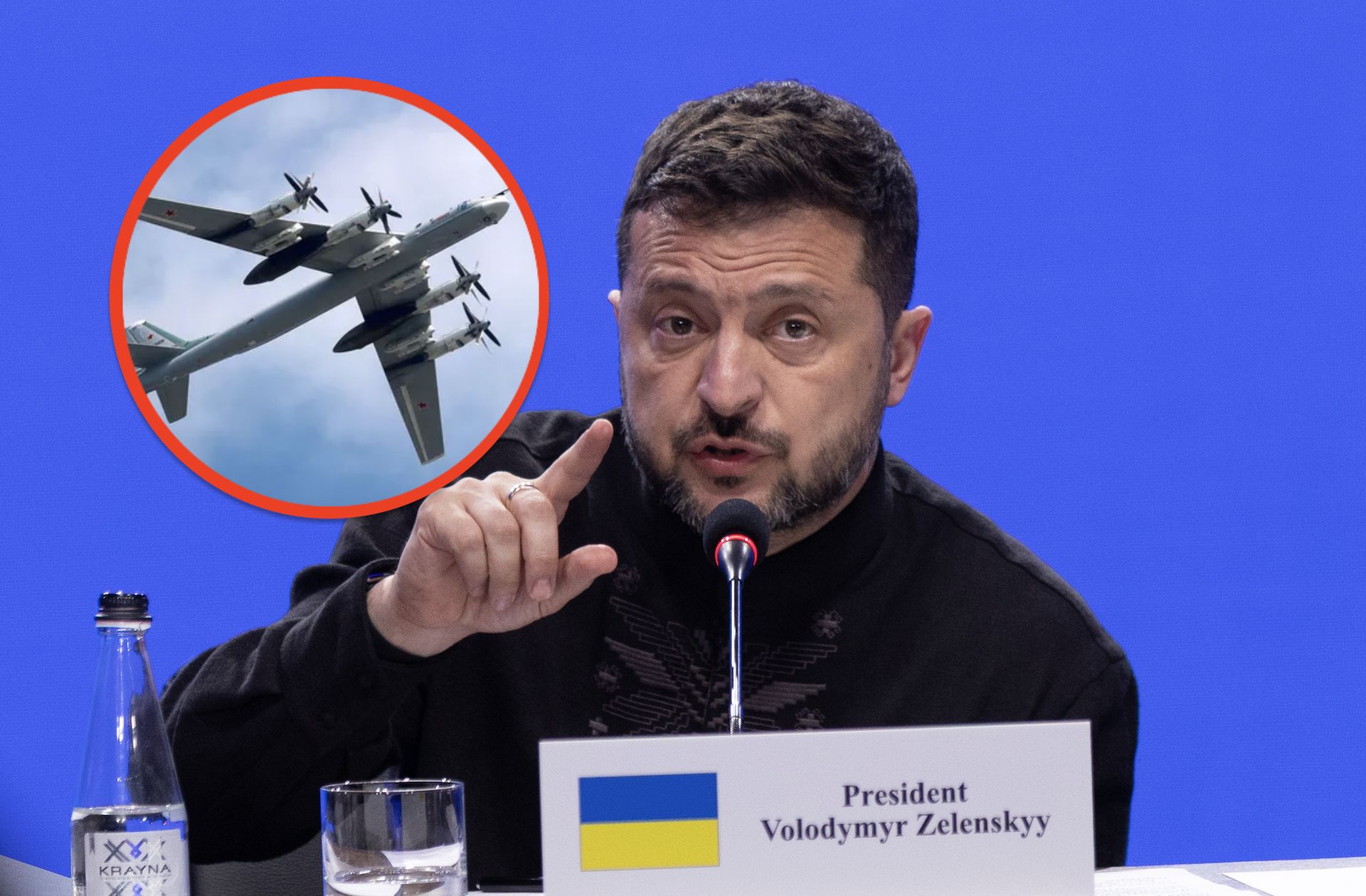Ukraina znów trafiła w rafinerię. Uszkodzony rosyjski bombowiec Tu-95MS