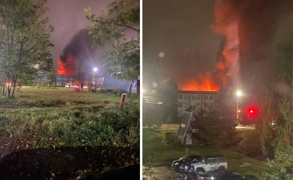 Ukraińcy uderzyli w istotny zakład w Rosji. Wybuchł pożar