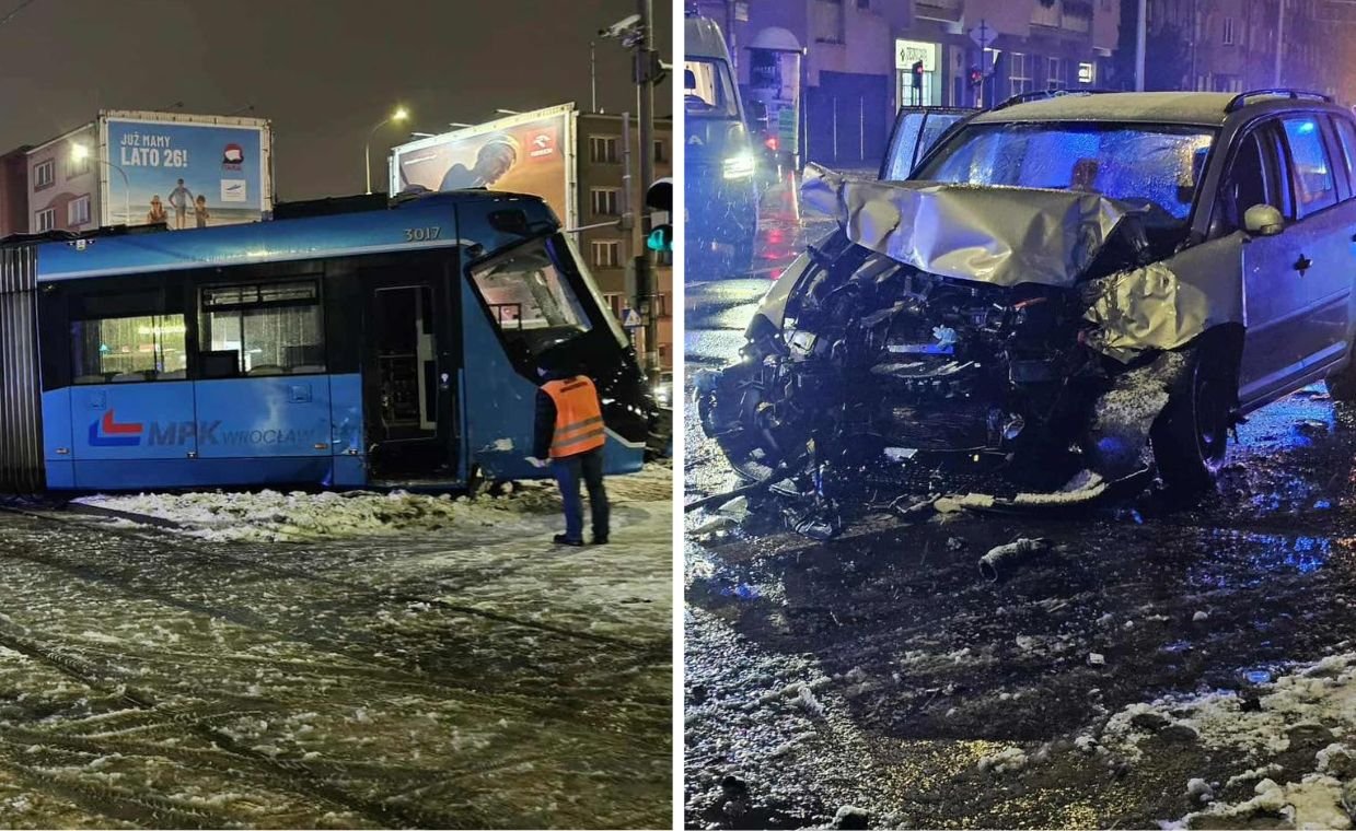 Policyjny pościg we Wrocławiu. Nieoficjalnie: w bagażniku był człowiek