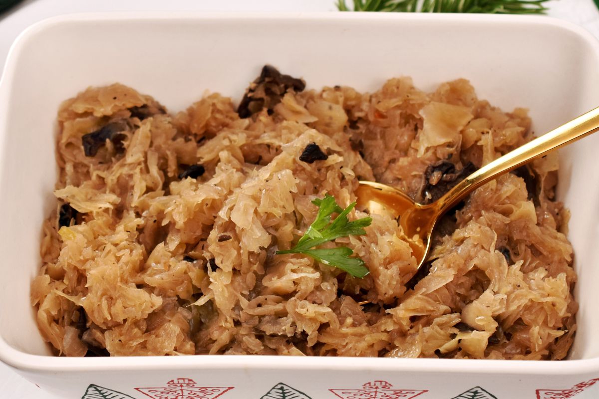 Dodaję do wigilijnej kapusty z grochem. Jest znacznie smaczniejsza