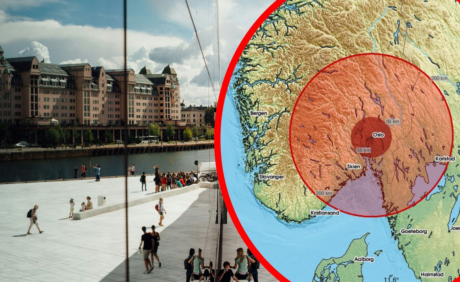 Trzęsienie ziemi w Norwegii. Epicentrum w okolicy Oslo