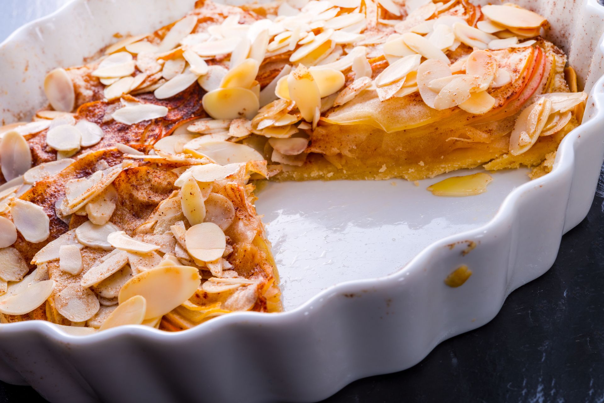 Nie sypana i nie z bezą. Na deser serwuję szarlotkę topioną