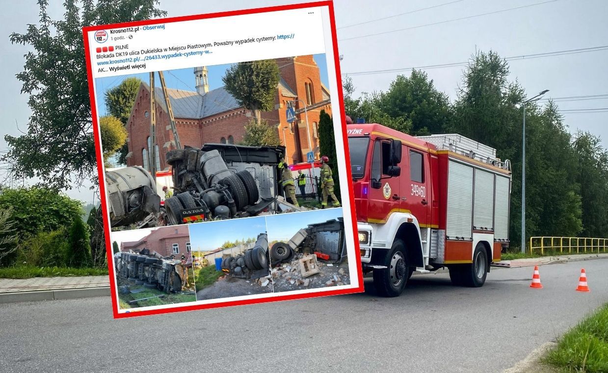 Zniszczona kapliczka i dach kościoła. "Strażacy wydobyli figurkę"