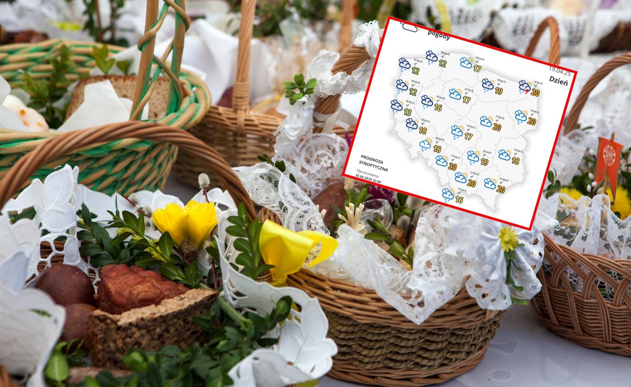 Pogoda na Wielką Sobotę 2025. Czy aura będzie sprzyjać spacerom i święceniu pokarmów?