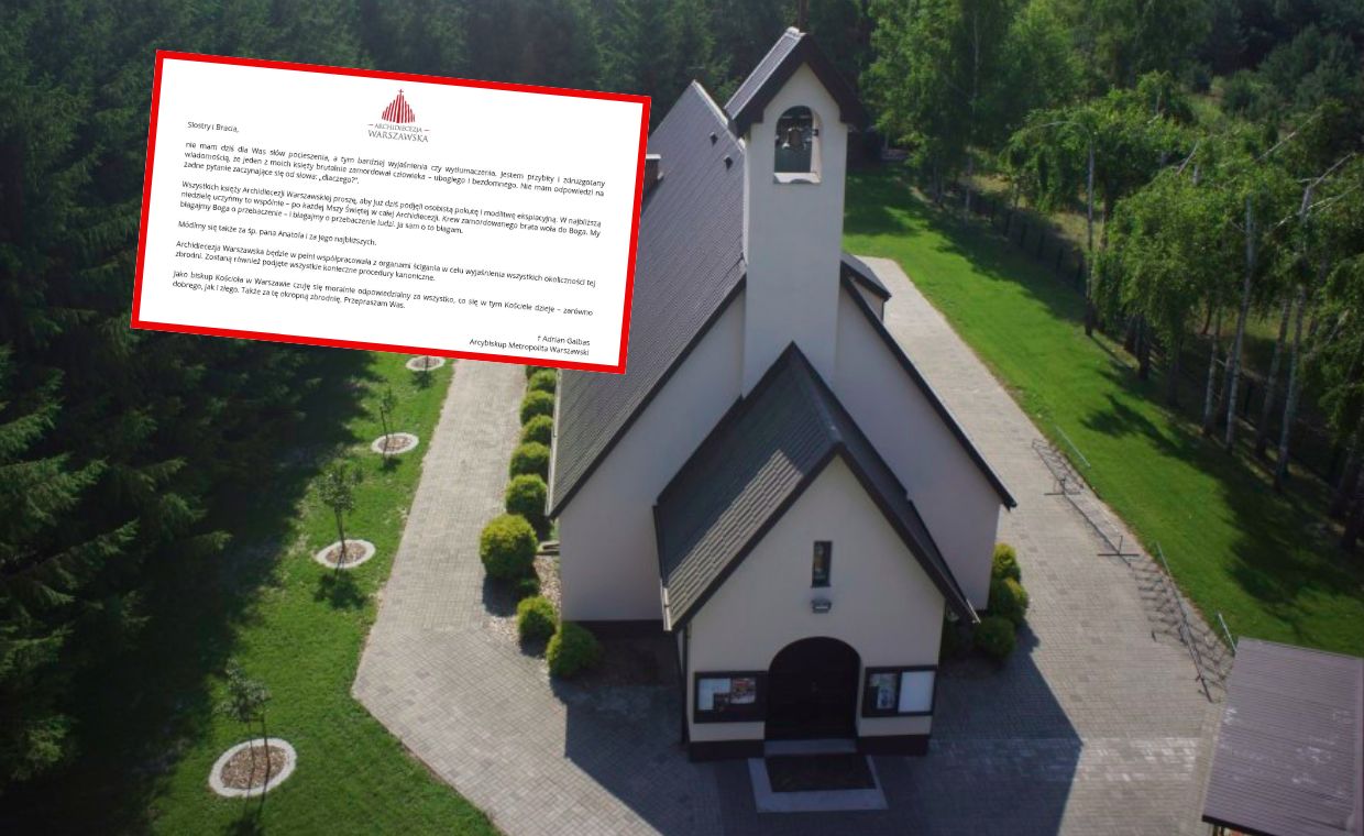 Archidiecezja reaguje ws. zabójstwa. "Błagajmy Boga o przebaczenie"