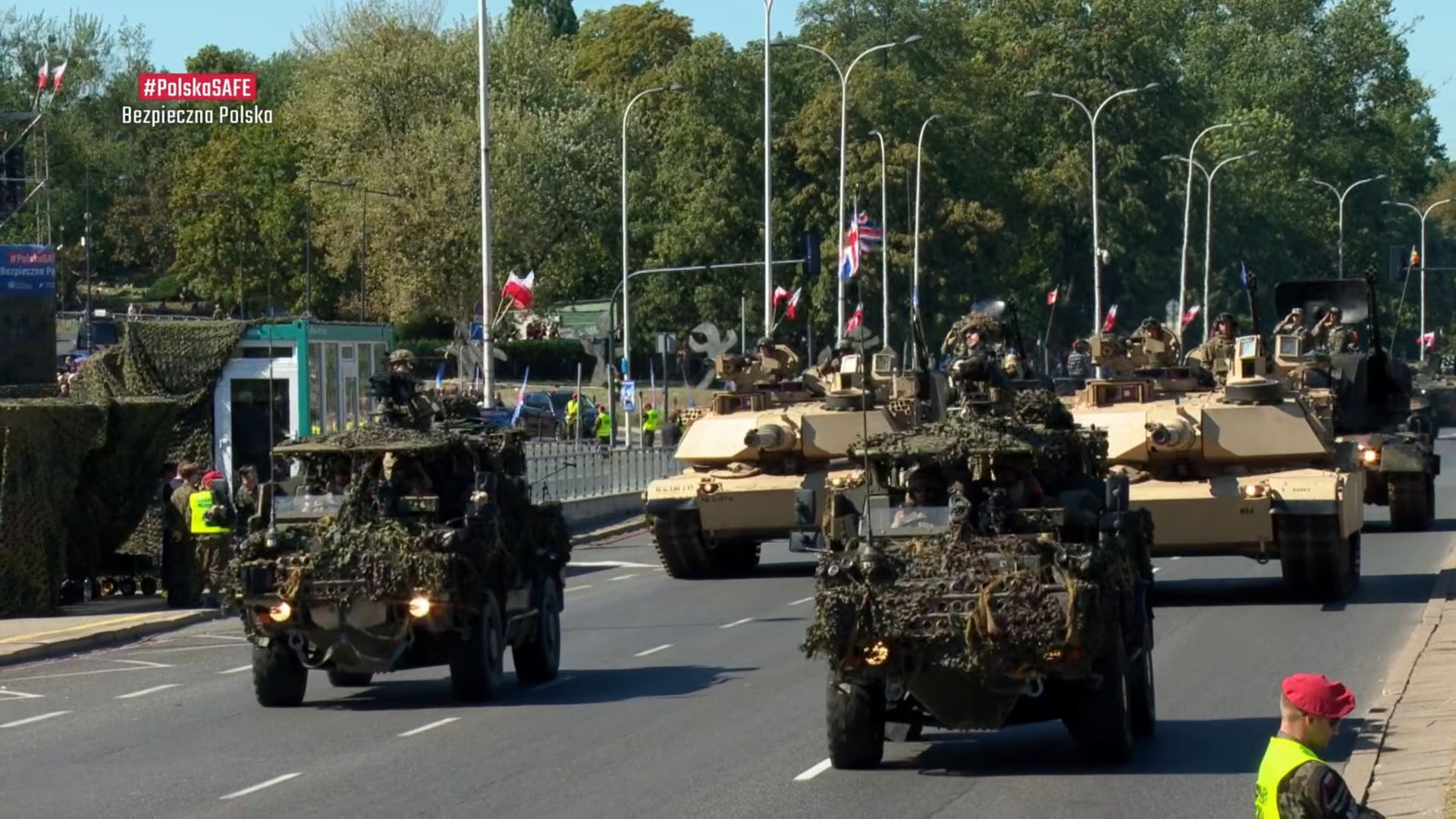 Defilada "Polska SAFE – Bezpieczna Polska". Sprzęt sojuszników z NATO