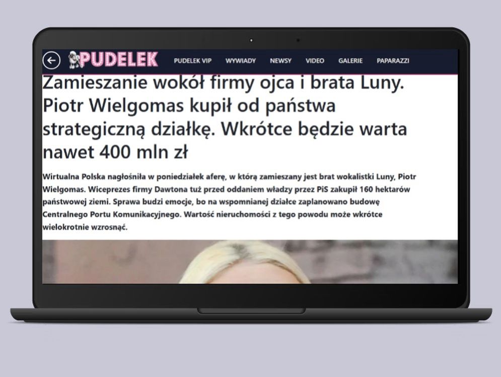 Wpadka Pudelka. Ten Piotr Wielgomas nie jest wiceszefem Dawtony