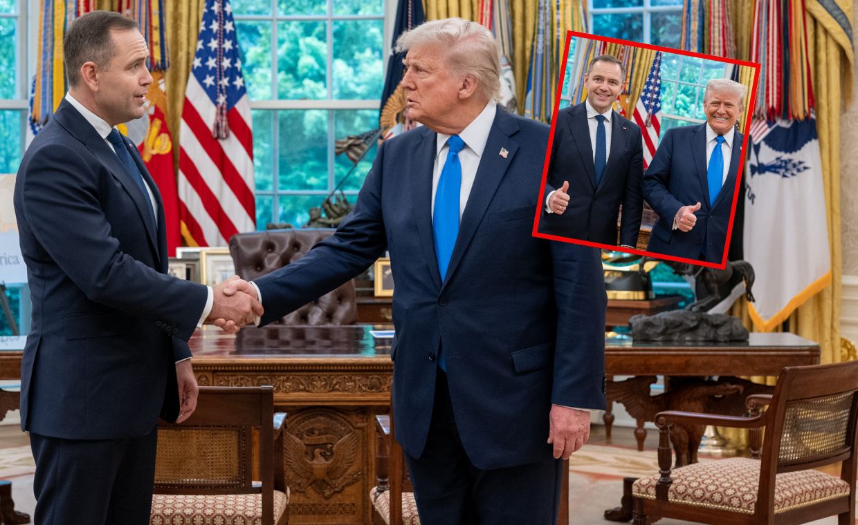 Nawrocki w Białym Domu. Opublikowano zdjęcia