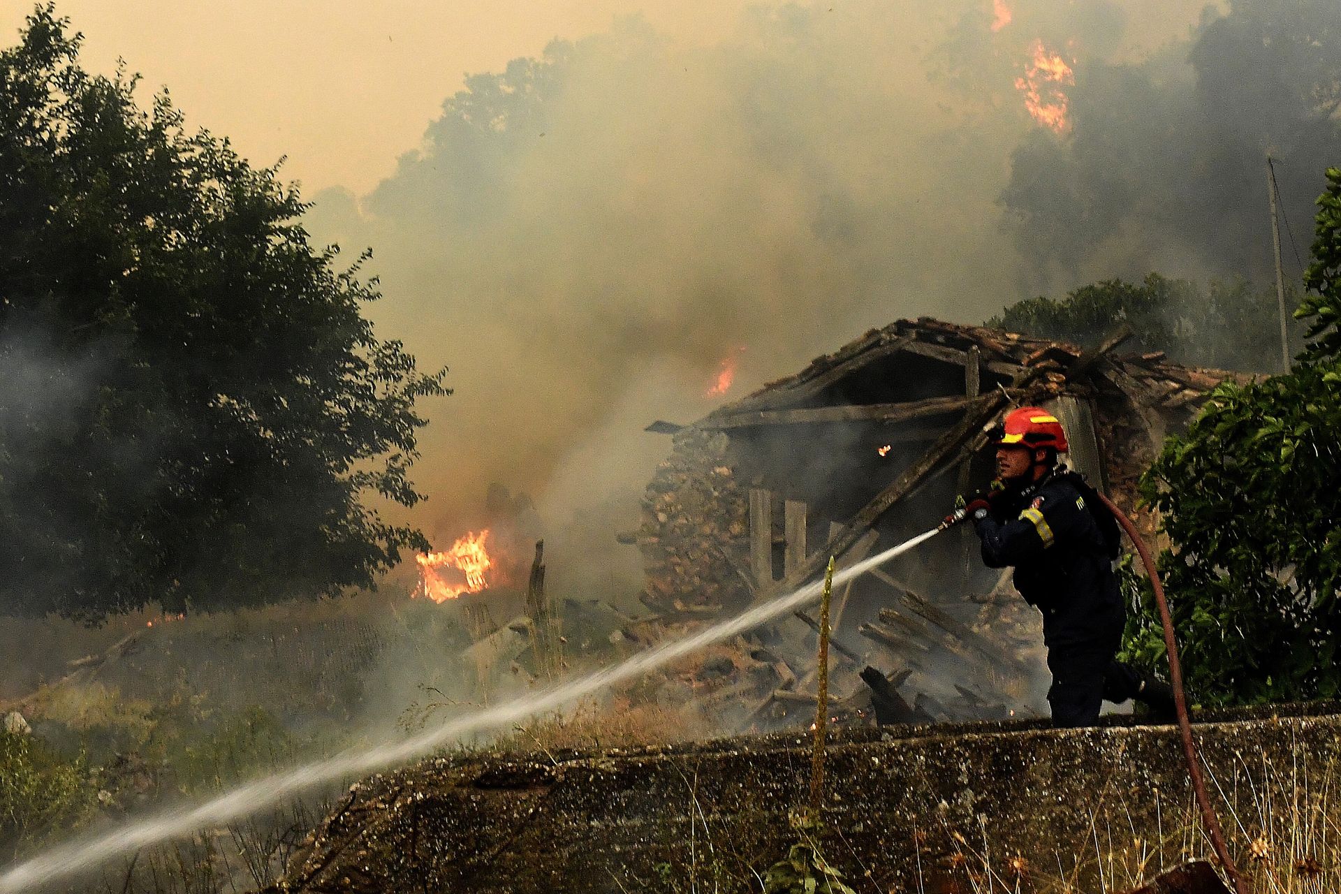 Pożar w Grecji. Ewakuacja wiosek w pobliżu Koryntu