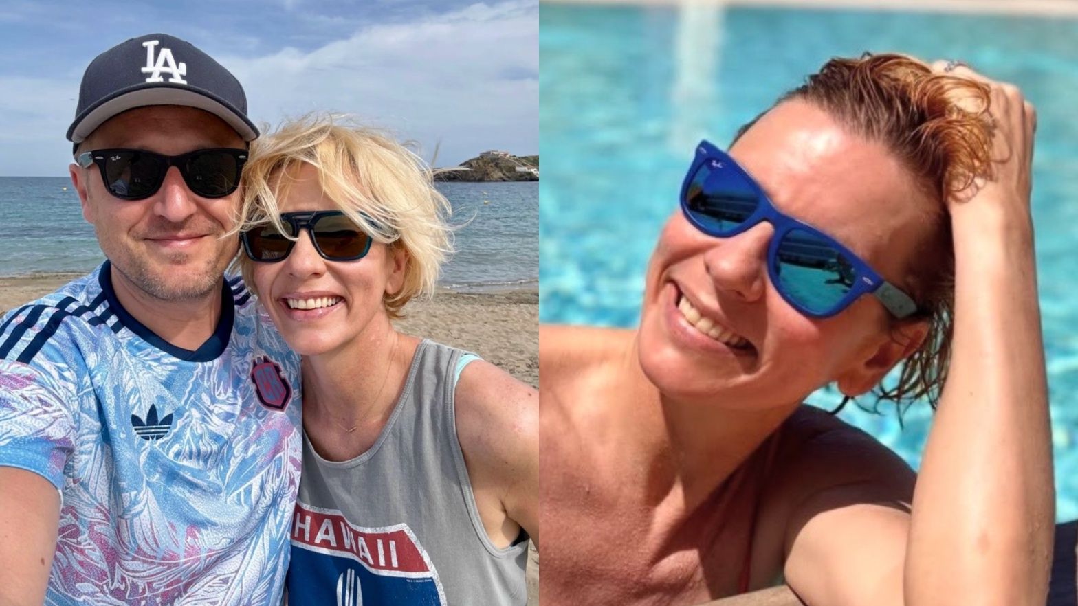 Uradowana Anita Werner pluska się w basenie na urlopie z ukochanym (FOTO)