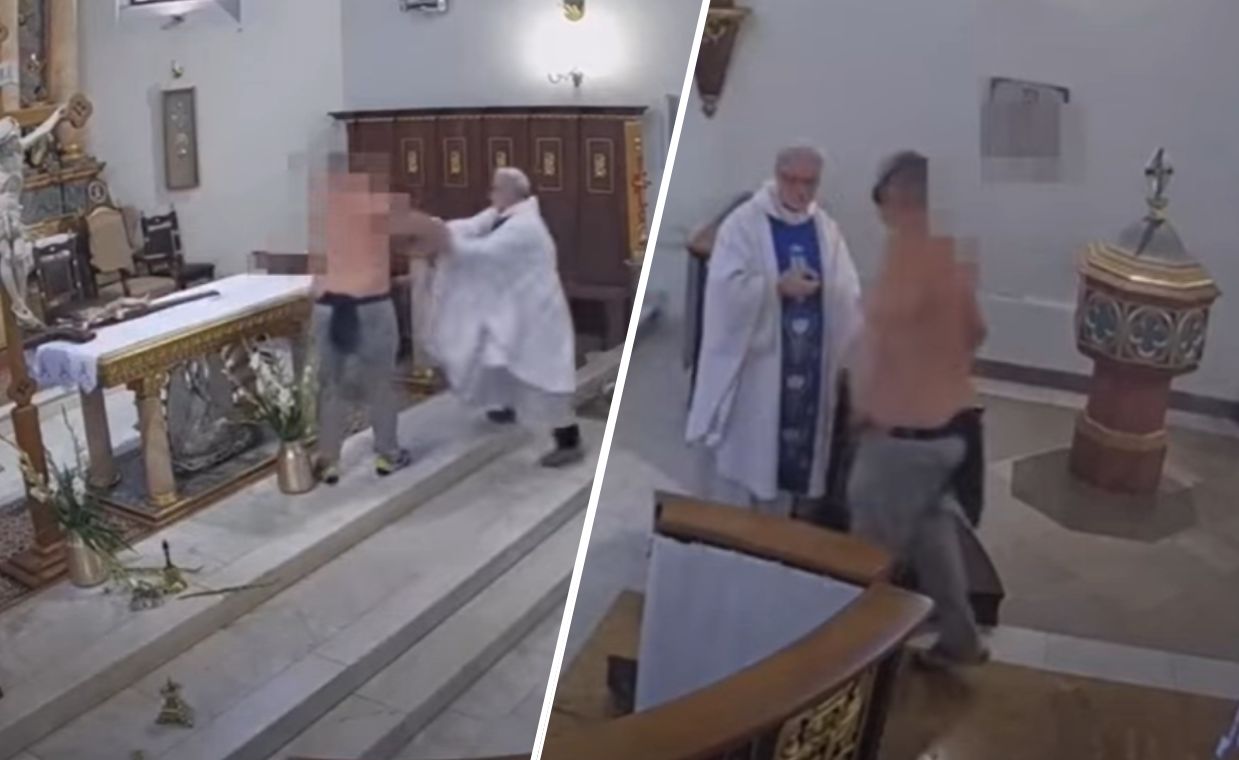 Atak podczas mszy. 47-latek trafił do aresztu