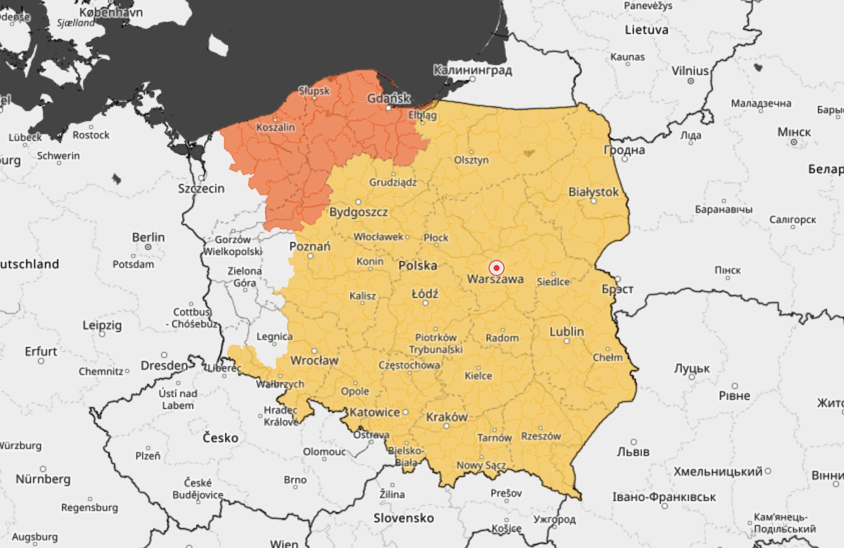 Zacznie się tuż po północy. IMGW ostrzega: choćby minus 18 stopni w części Polski