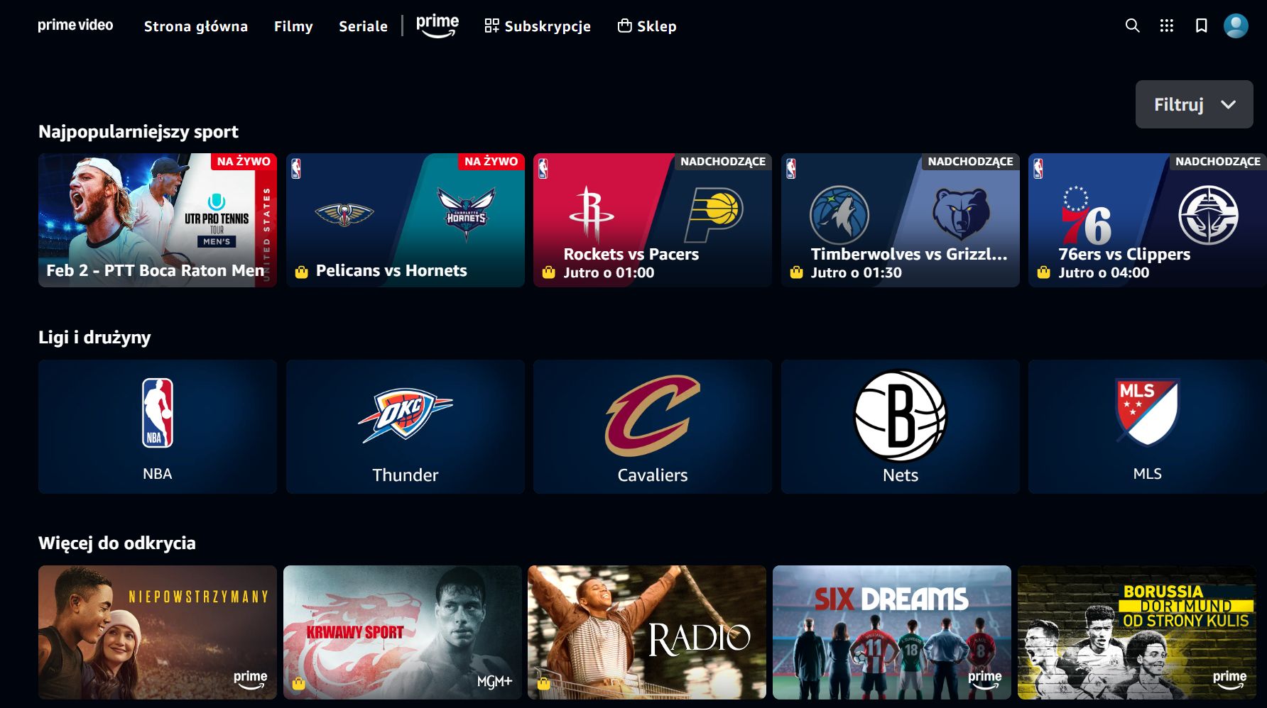Amazon Prime Video wyprzedzi rywali w wydatkach na prawa sportowe