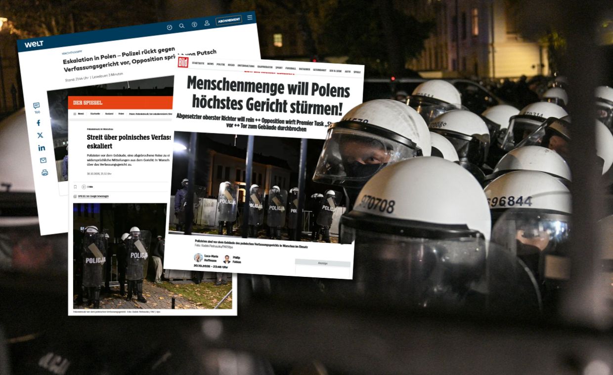 "Eskalacja w Polsce". Niemieckie media o konflikcie wokół Trybunału Konstytucyjnego