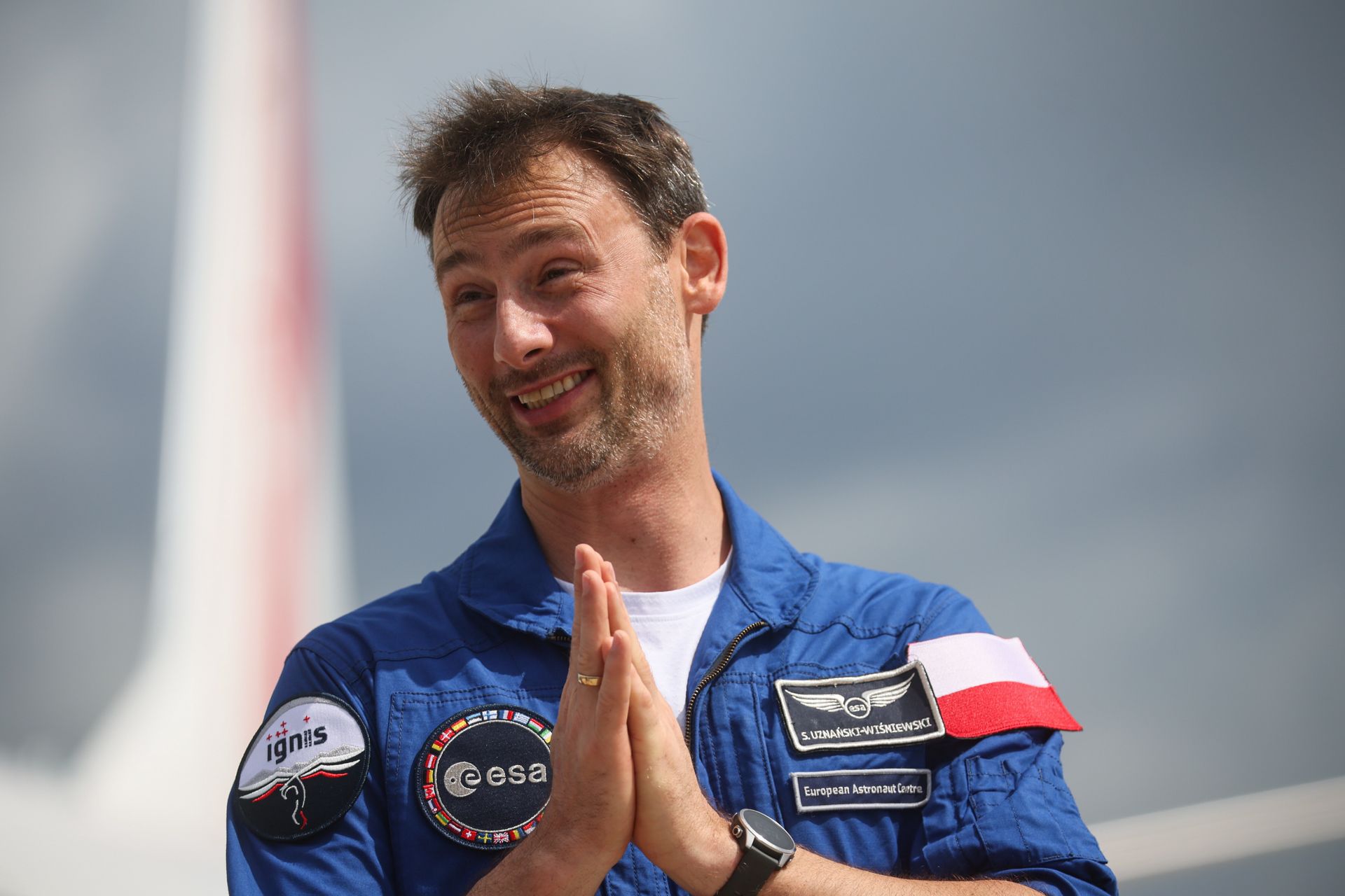 Sławosz nabiera sił w Kolonii. Na zdjęciu widać, jak ćwiczy