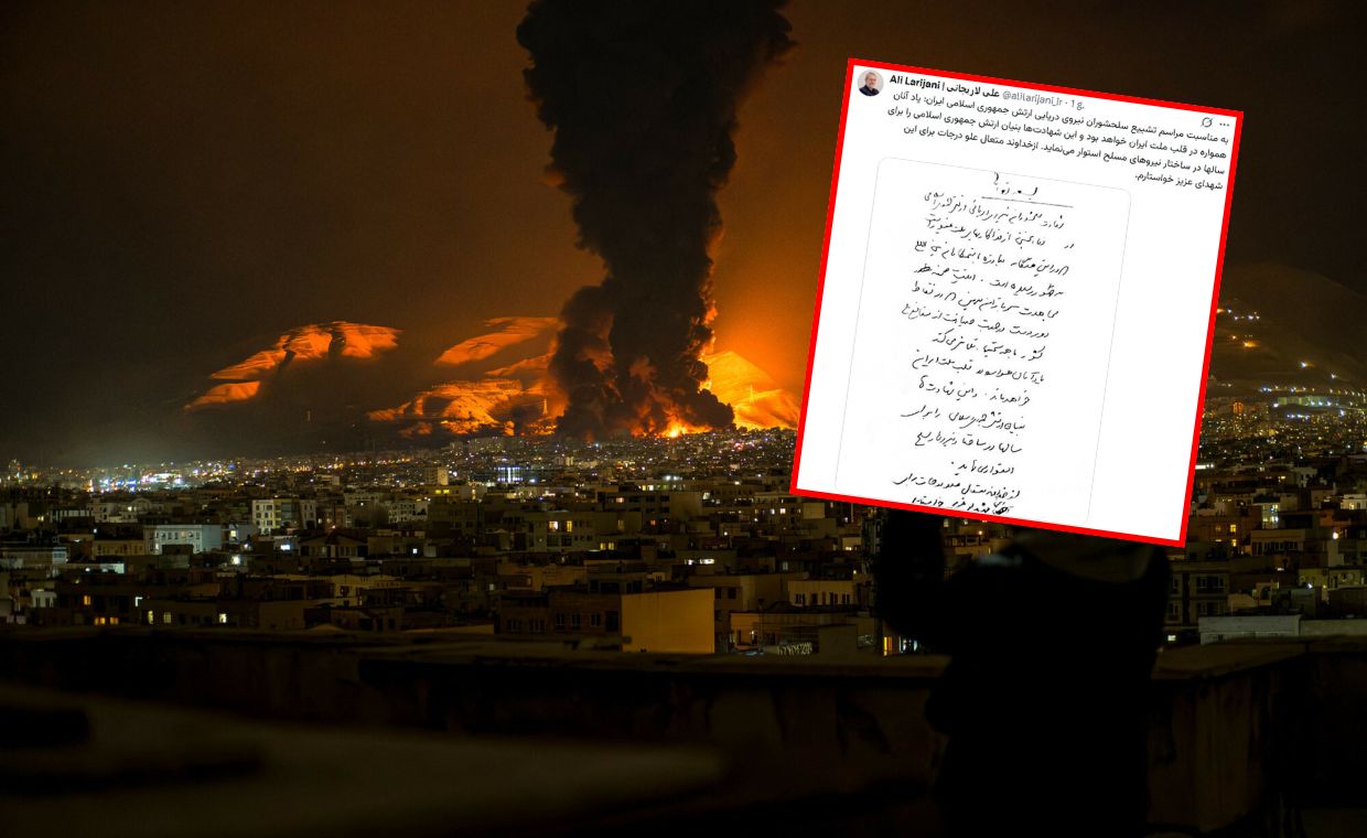 Izrael zapewnia, iż Laridżani nie żyje. Teheran pokazał notatkę