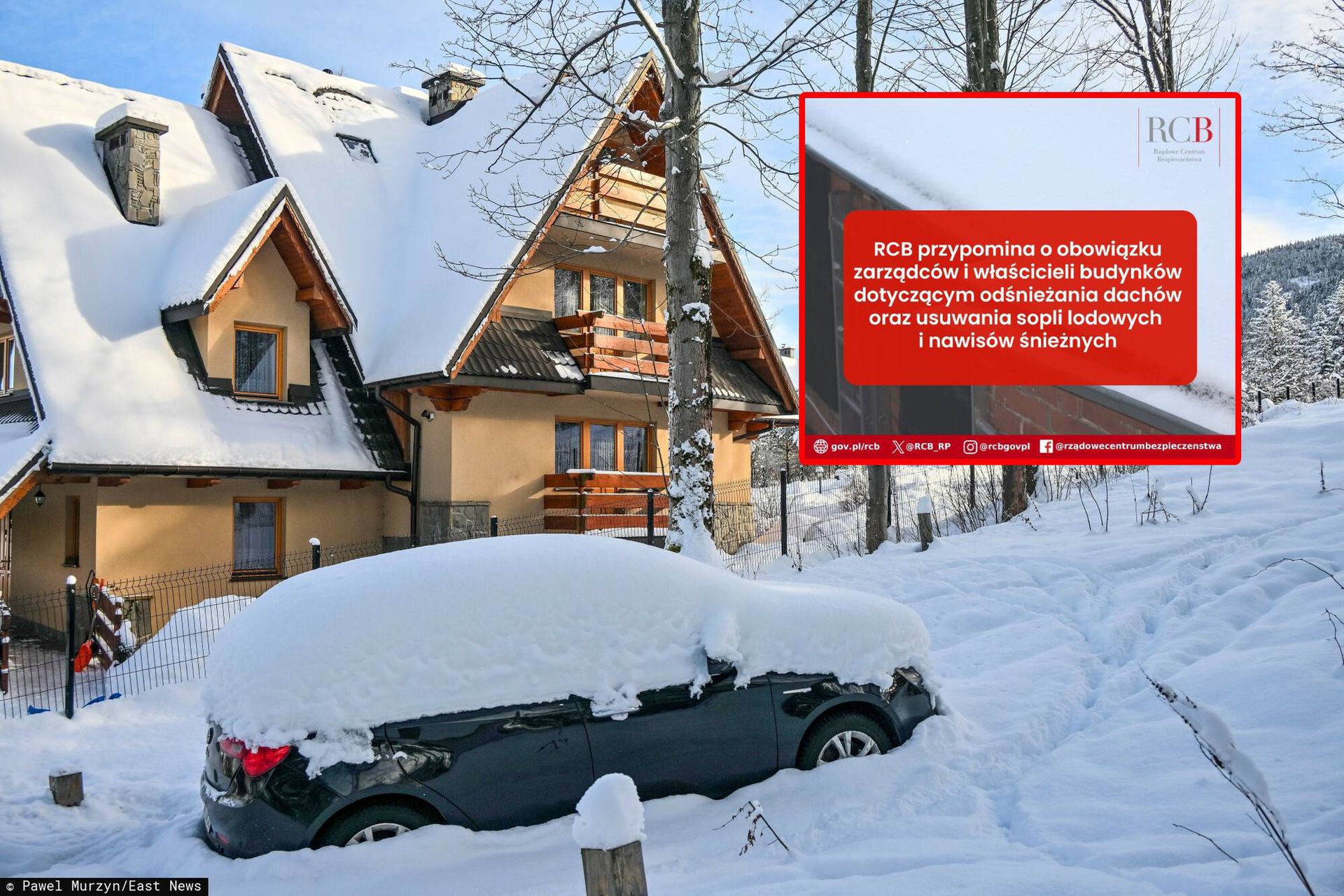 RCB ostrzega. Upomnienie dla właścicieli nieruchomości