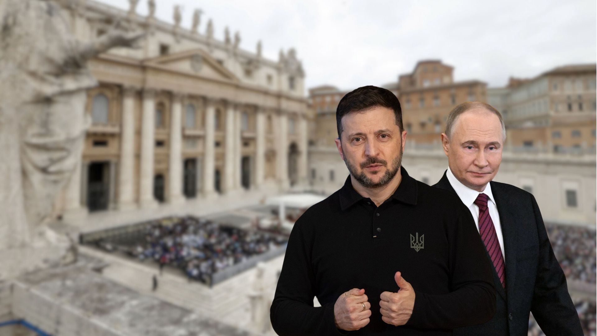 Rozmowy pokojowe blisko? Watykan gotów przyjąć Rosję i Ukrainę