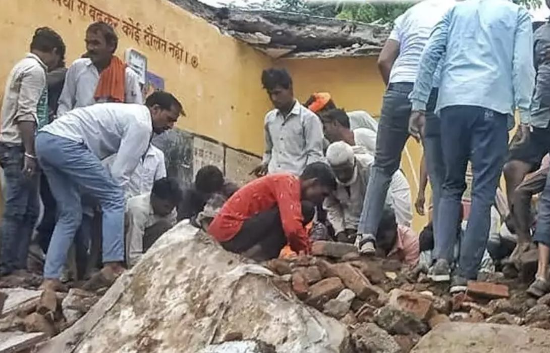 Tragedia w Indiach. Zawalił się dach szkoły, są ranne i zabite dzieci