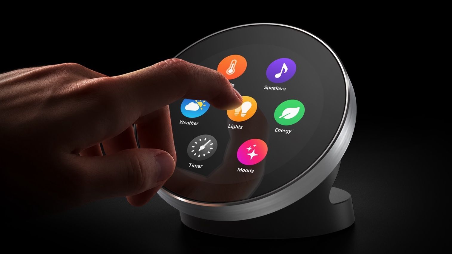 Homey Portal. Ekran i pierścień do sterowania smart home