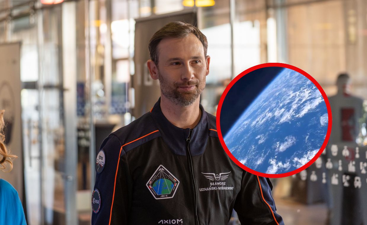 Wrzucił nagranie z kosmosu. "Mój pierwszy widok na nią i na was"