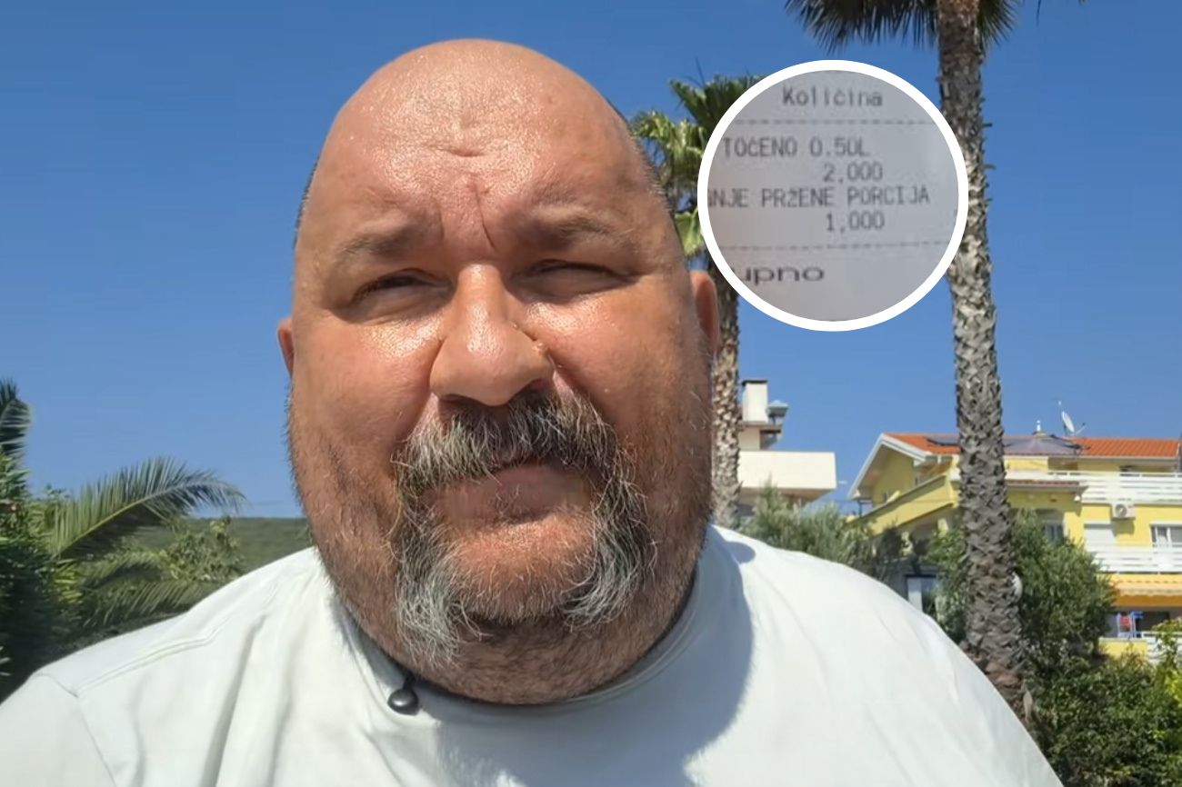 Pokazał paragon za obiad w Chorwacji. W sieci zawrzało