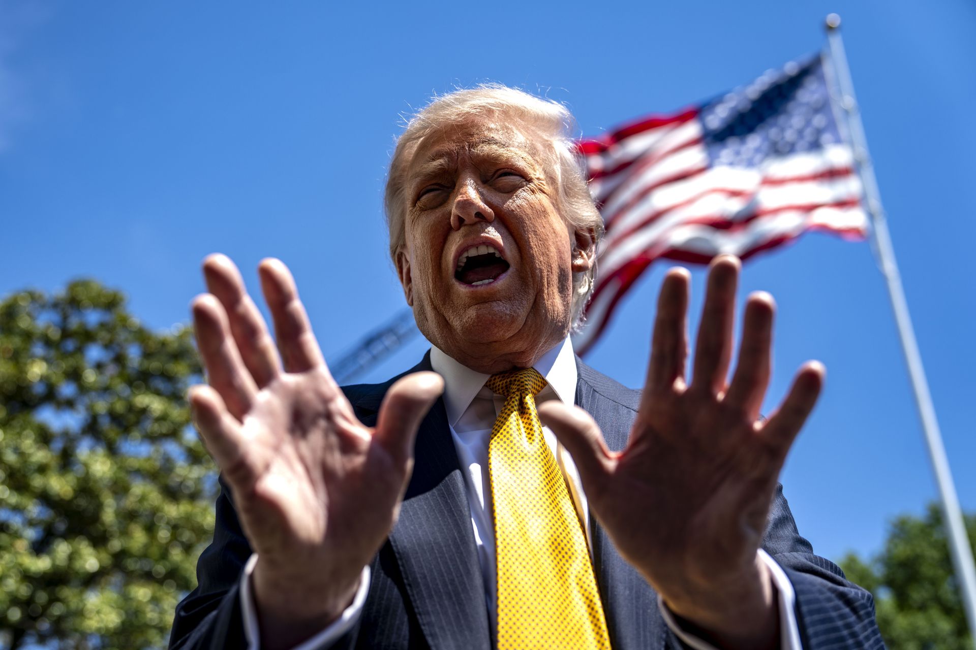 Działo się w nocy. Trump zaskoczył szczerością ws. sytuacji Amerykanów