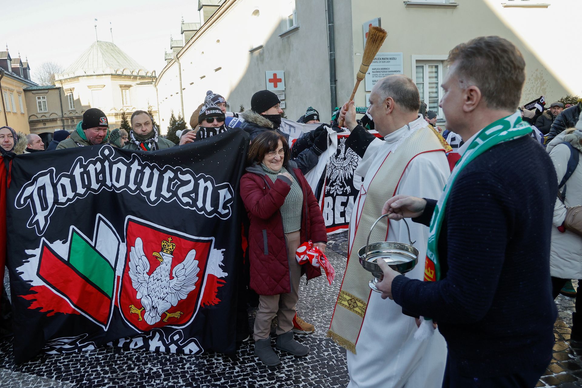 Oto co Nawrocki powiedział do kibiców. Po tym zaczęli skandować