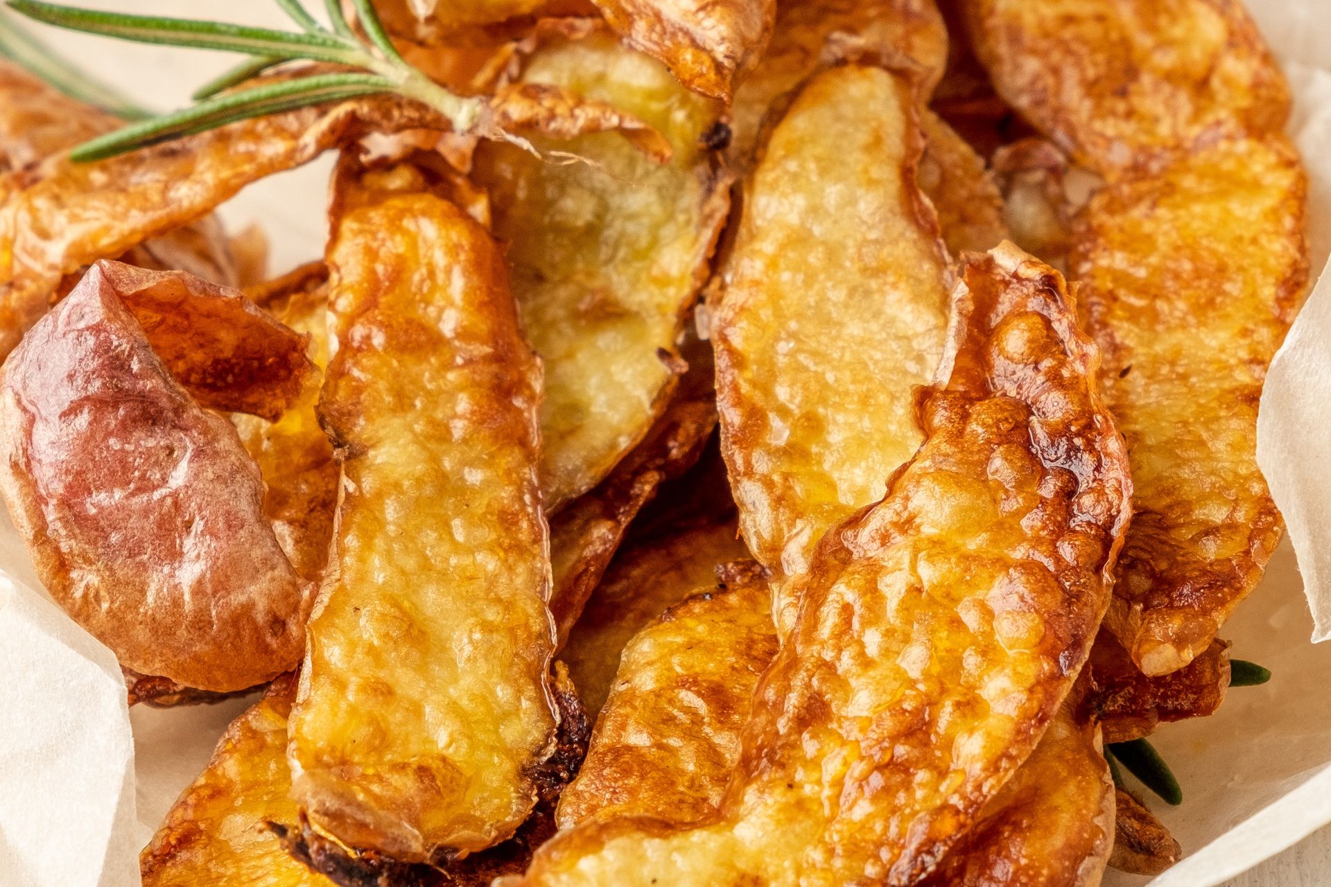 Frytki robię z resztek po obiedzie. Już nie wykorzystuje całych ziemniaków