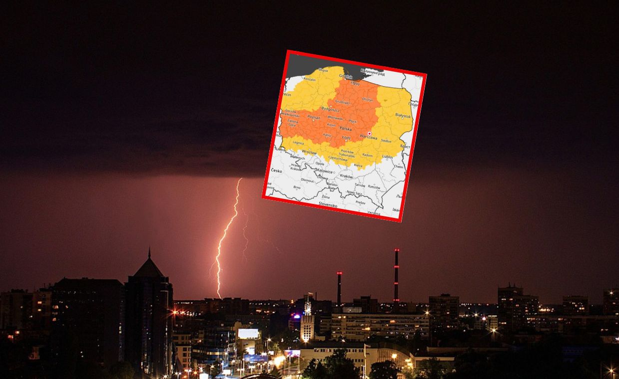 Burze, ulewy i grad nad Polską. Gdzie będzie niebezpiecznie?