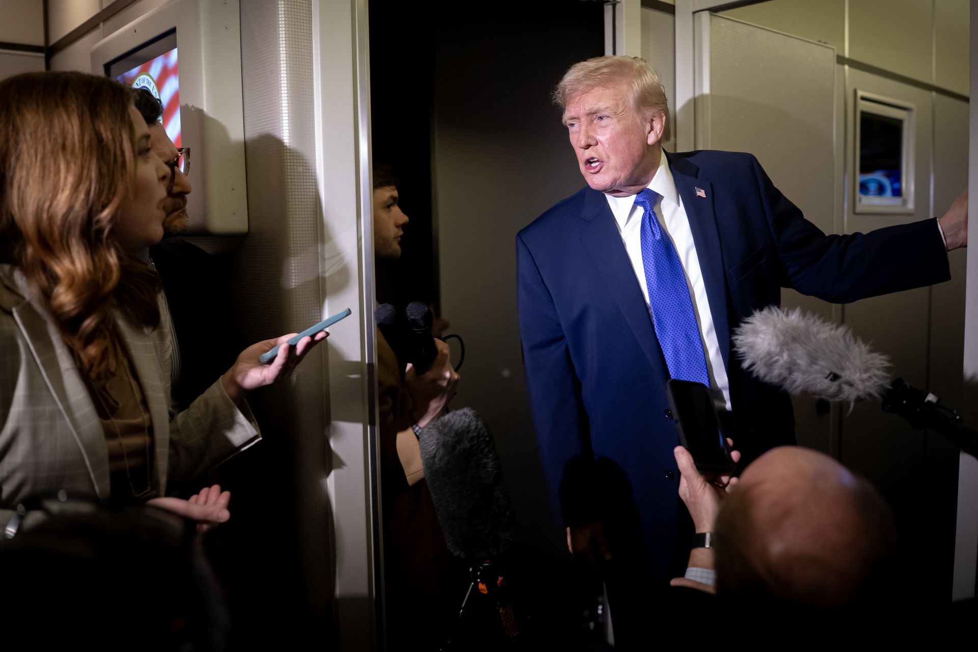 Trump reaguje ws. zatrzymania Andrzeja. Mocne słowa z pokładu Air Force One