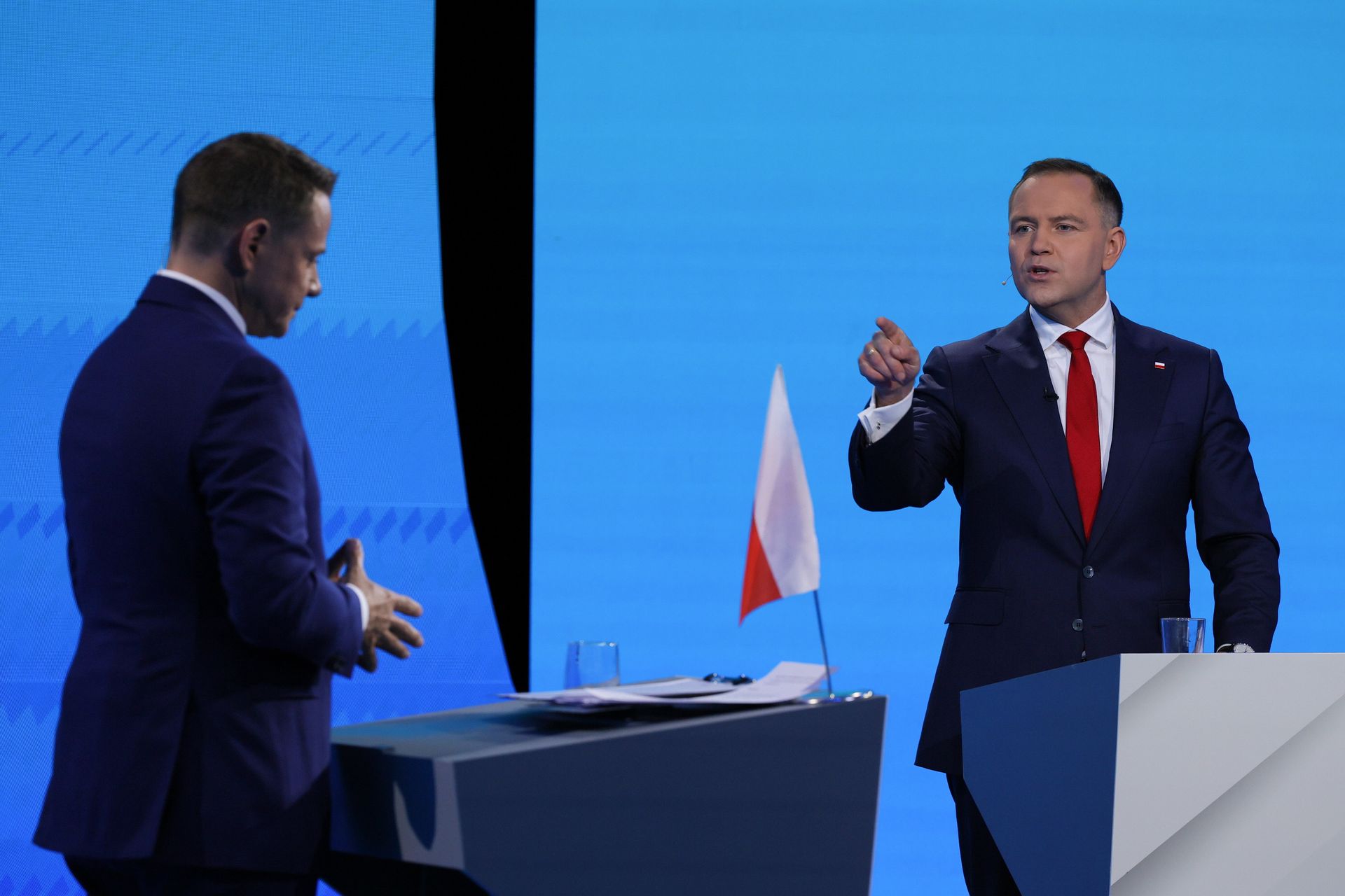 W kółko powtarzał jedno określenie. Tak Nawrocki chciał uderzyć w Trzaskowskiego
