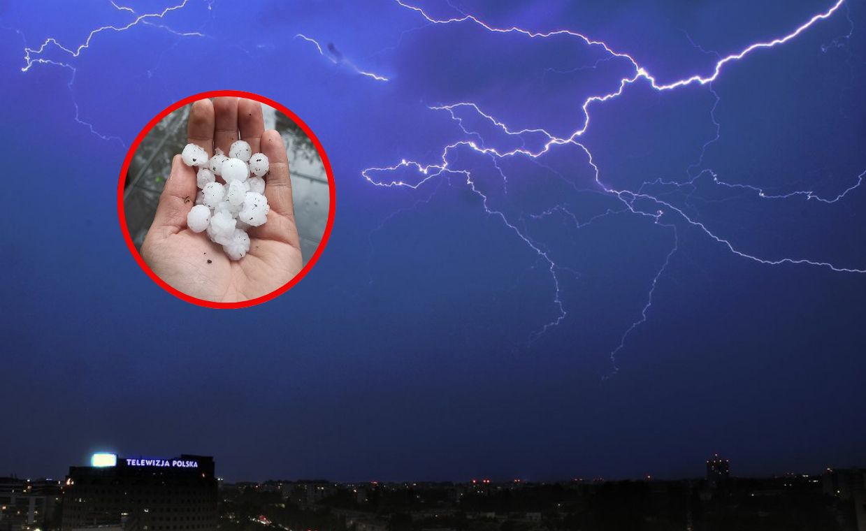 Gwałtowne burze w Polsce. Pokazano zdjęcia