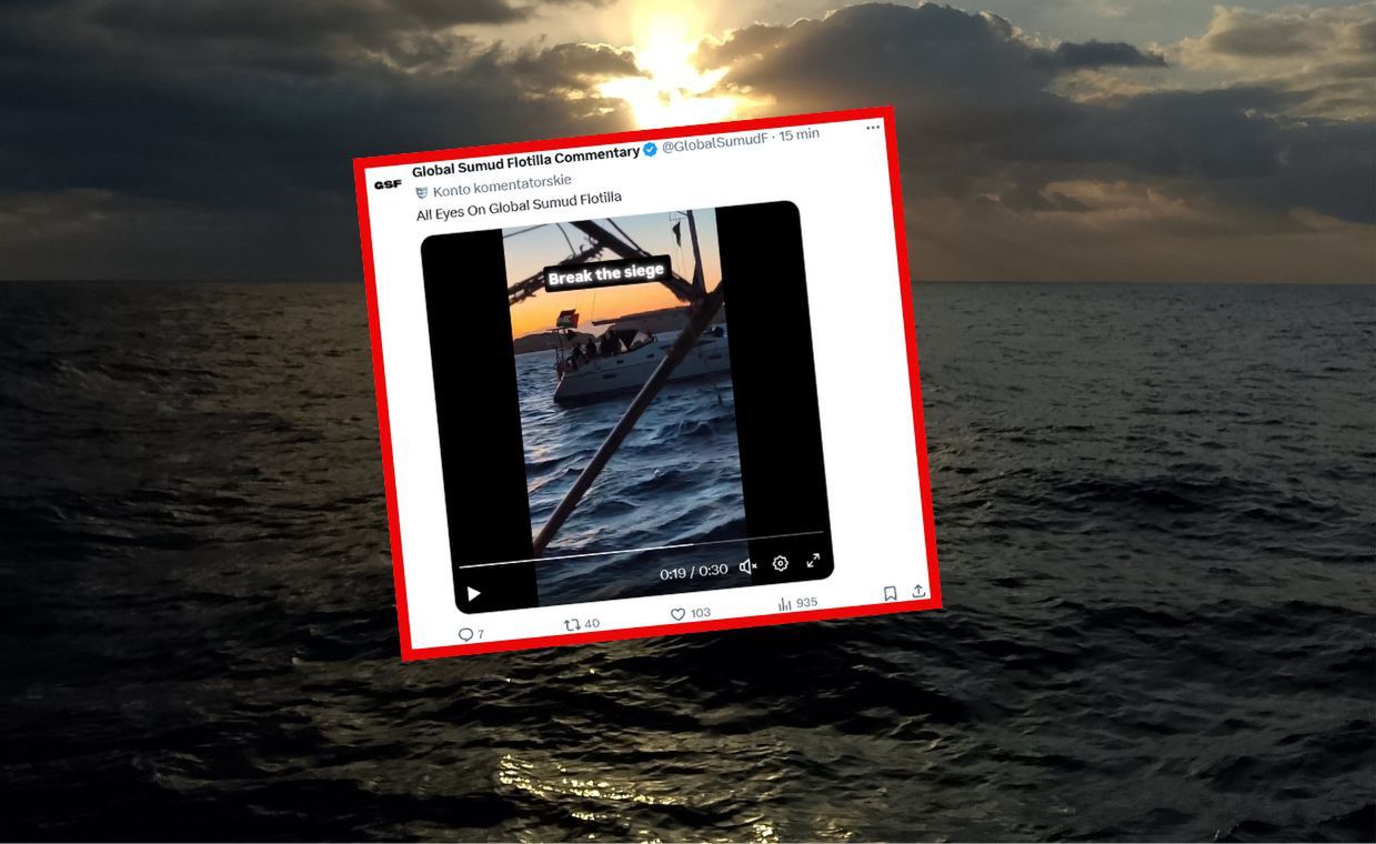 GSF już na wodach międzynarodowych. Kieruje się do Strefy Gazy