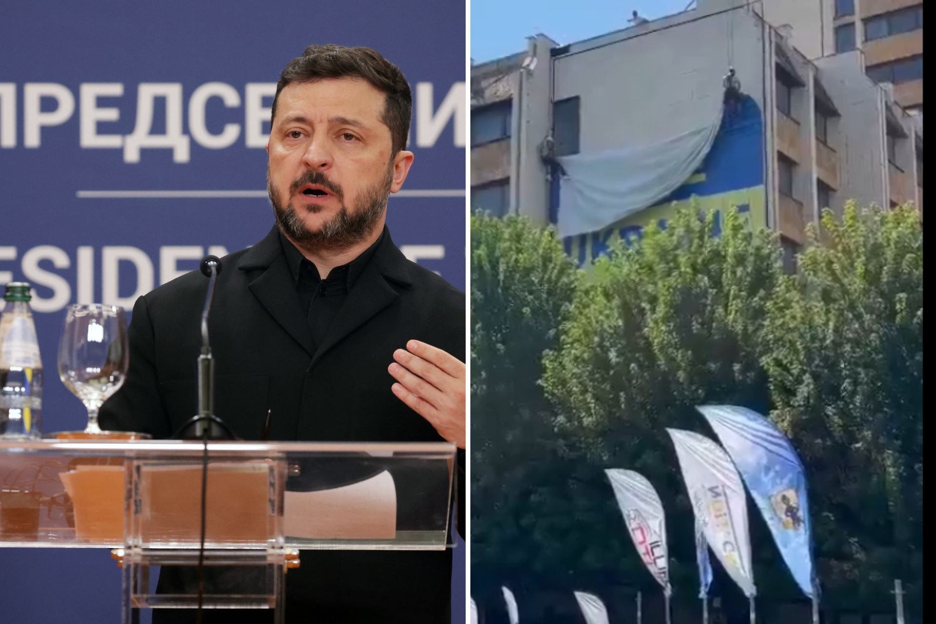 Kosowo wściekłe na Zełenskiego. W proteście zdjęto ukraińską flagę
