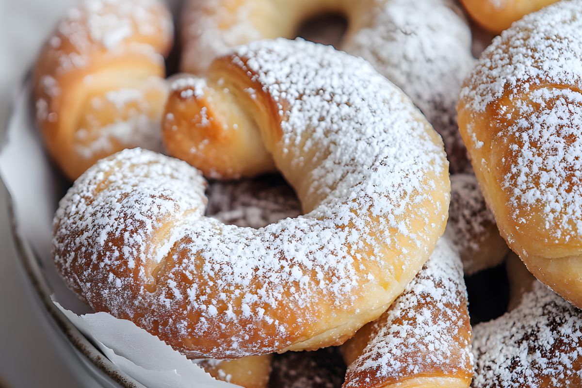 Biorę kostkę twarogu i mąkę. W pół godziny mam kruche rogaliki do kawy