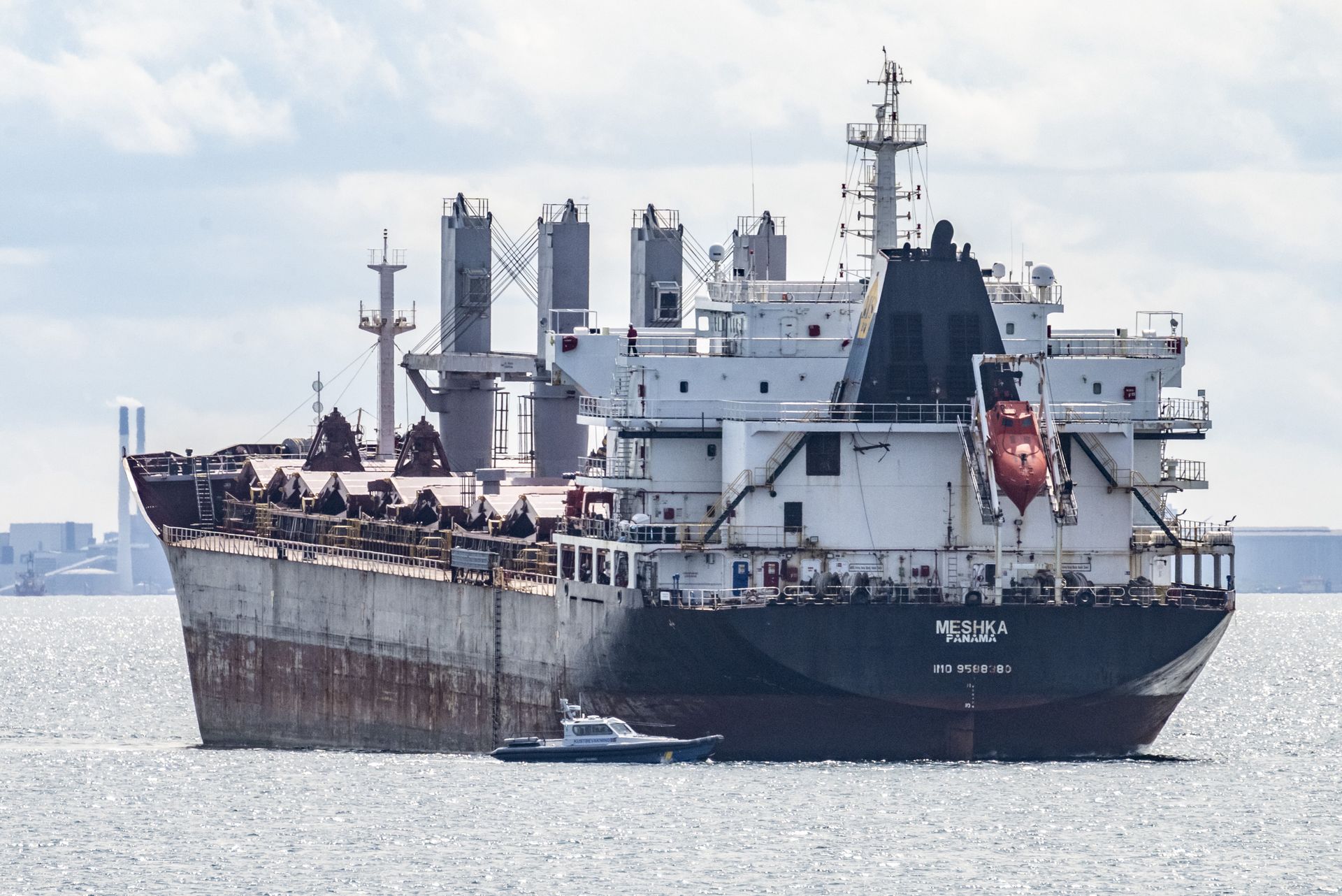 Statek płynął do rosyjskiego portu. Osiadł na mieliźnie na Bałtyku