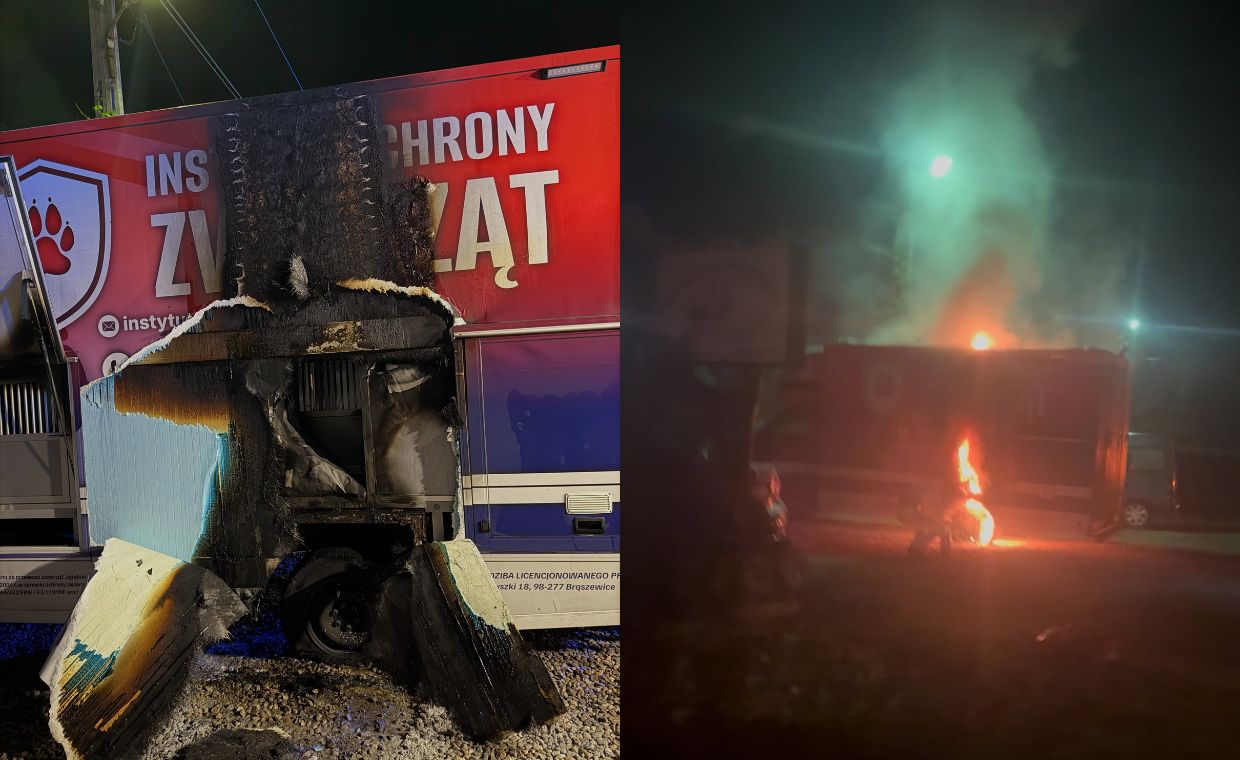 Spłonęło auto fundacji DIOZ. Mamy komentarz policji