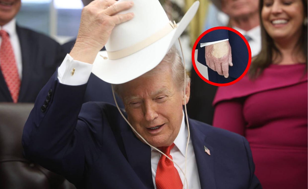 Trump komentuje plotki o swoim zdrowiu. "Mam makijaż"