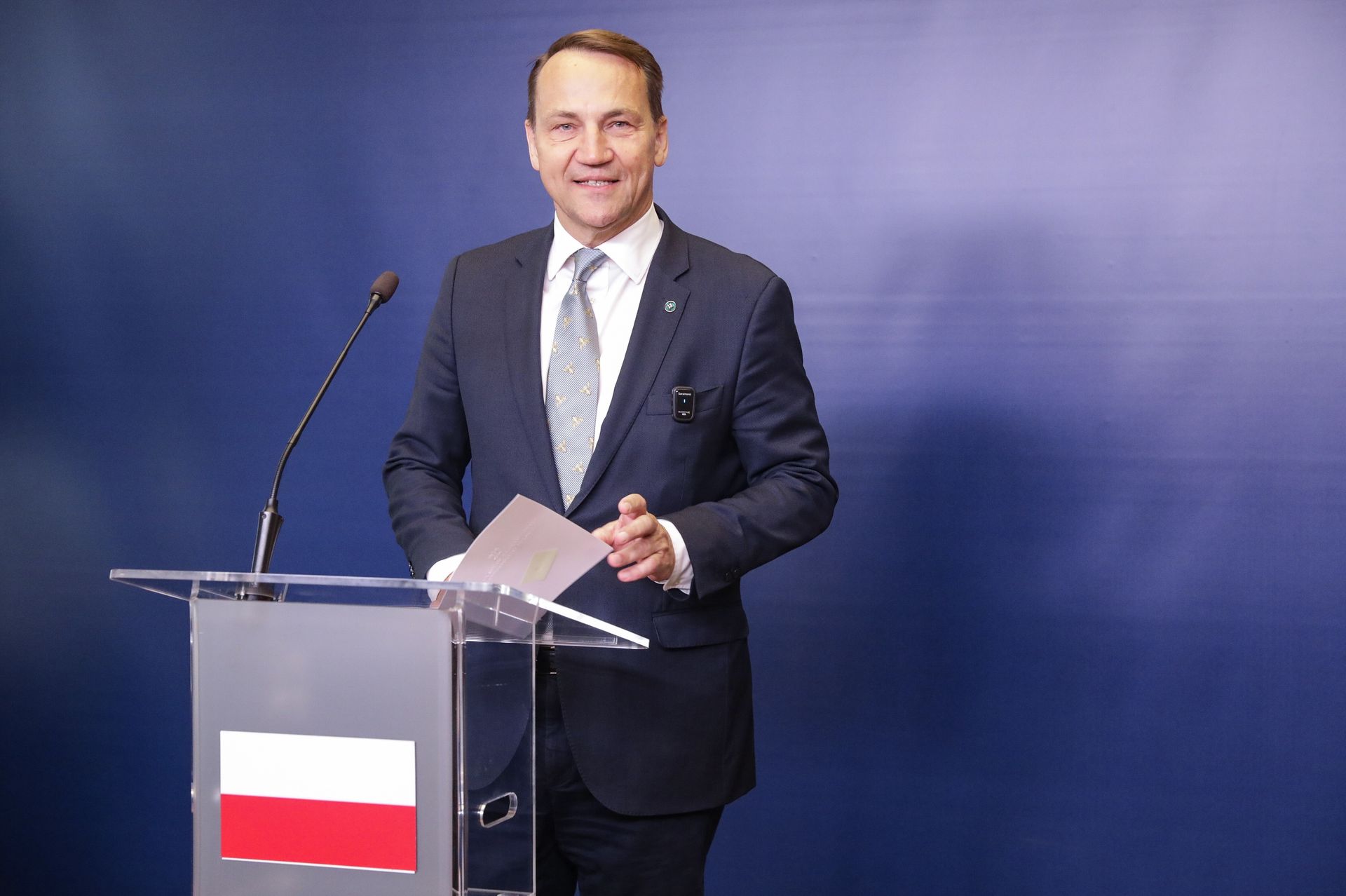 Sikorski nawiązał do słów Dudy. "Nie spodziewałem się"