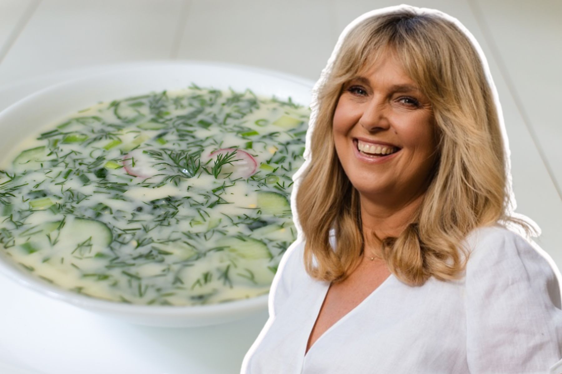 Ewa Wachowicz robi najlepszą zupę na lato. Jest lekka, pyszna i bardzo pożywna