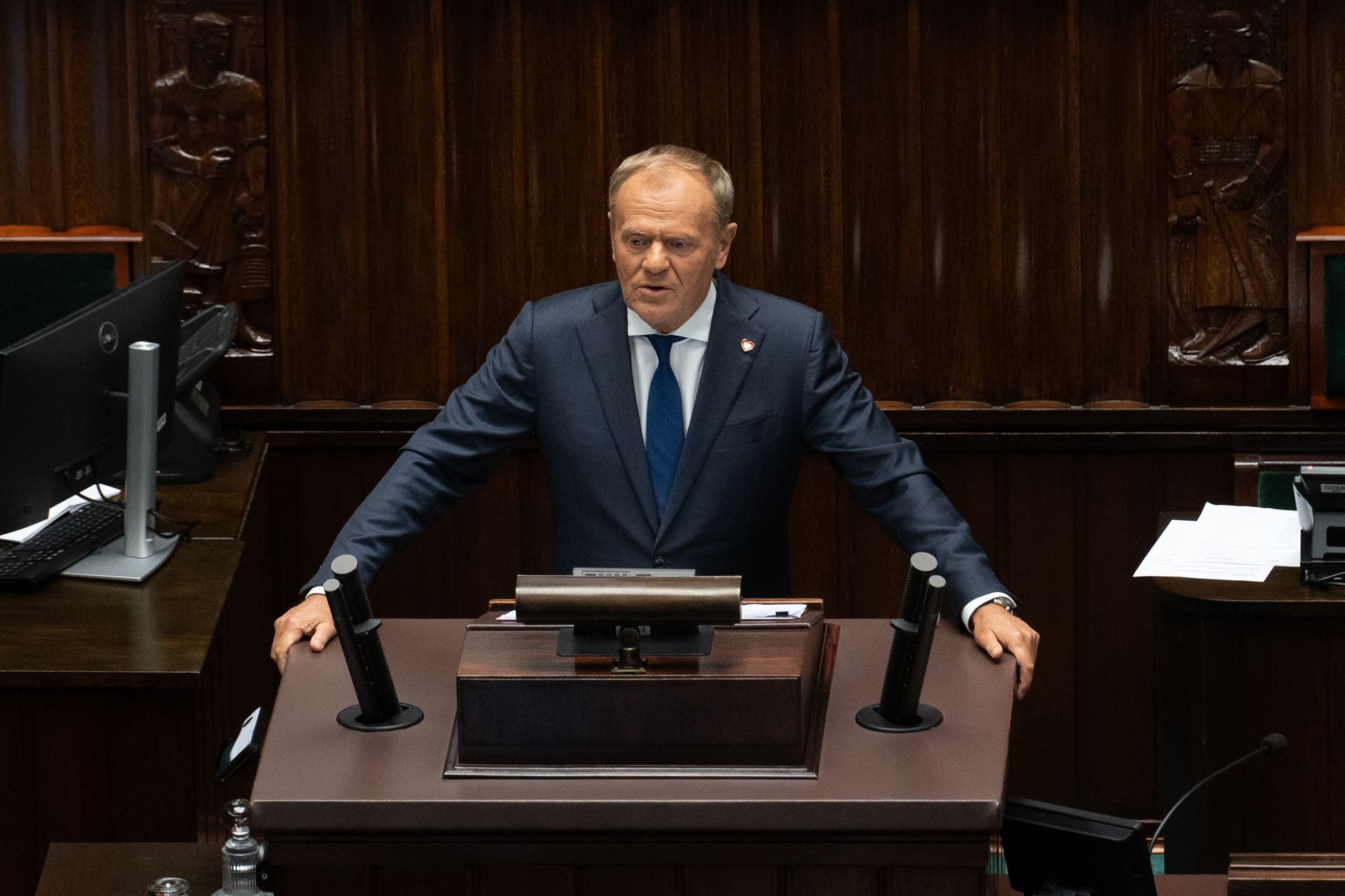 Zestrzelone drony nad Polską. Donald Tusk przedstawił najnowsze informacje w Sejmie