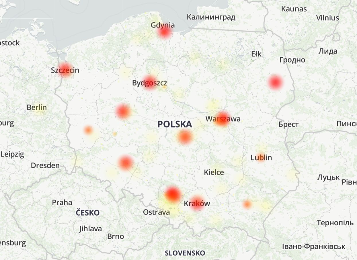 Nie działa popularny serwis. Raporty płyną z całej Polski