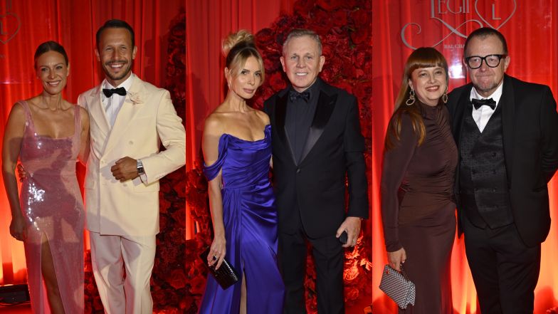 TŁUM gwiazd na Balu Charytatywnym Fundacji Legii: Boczarska z Banasiukiem, Janachowska z mężem, odchudzony Olaf Lubaszenko