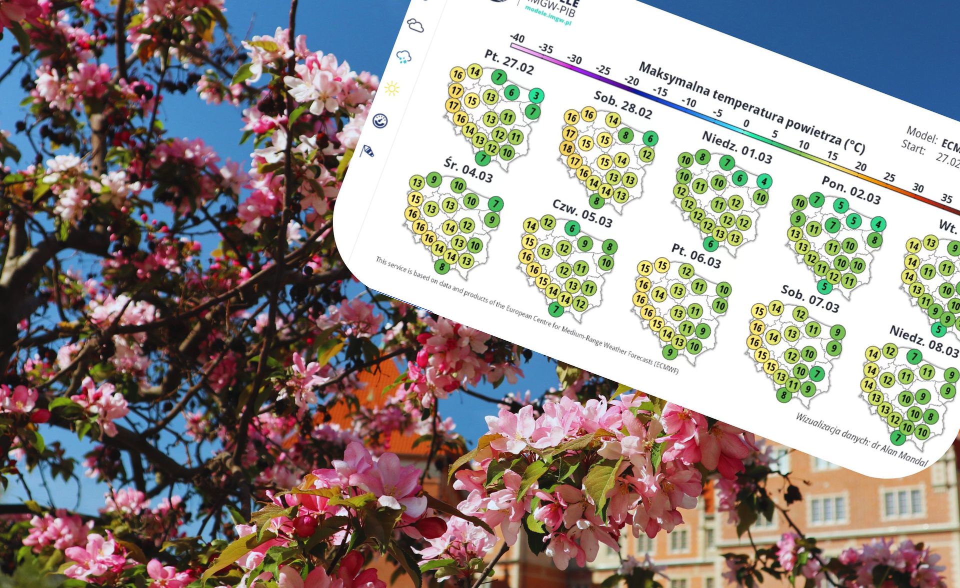 Wiosenna aura zaskoczy Polskę. Niemal 20 stopni na plusie